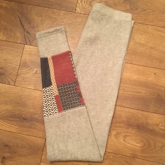 SOFT FUZZY LEGGINGS WITH PATCH DETAILS - Picture 6 of 12